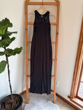 Alternative Black Racerback Maxi Dress